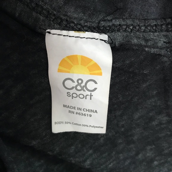 C&C sport black racer back burn out tank - Picture 8 of 8